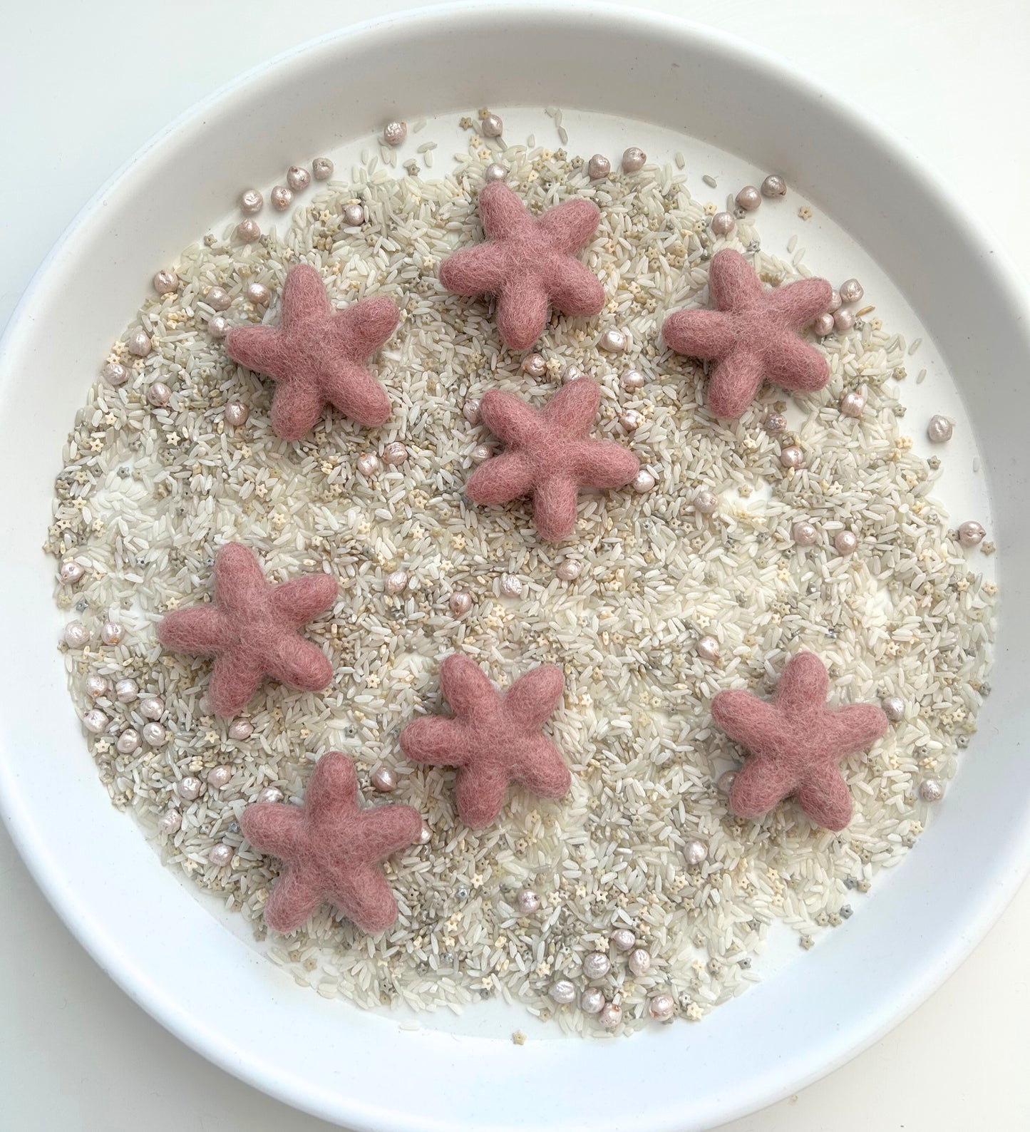 Felt star loose parts