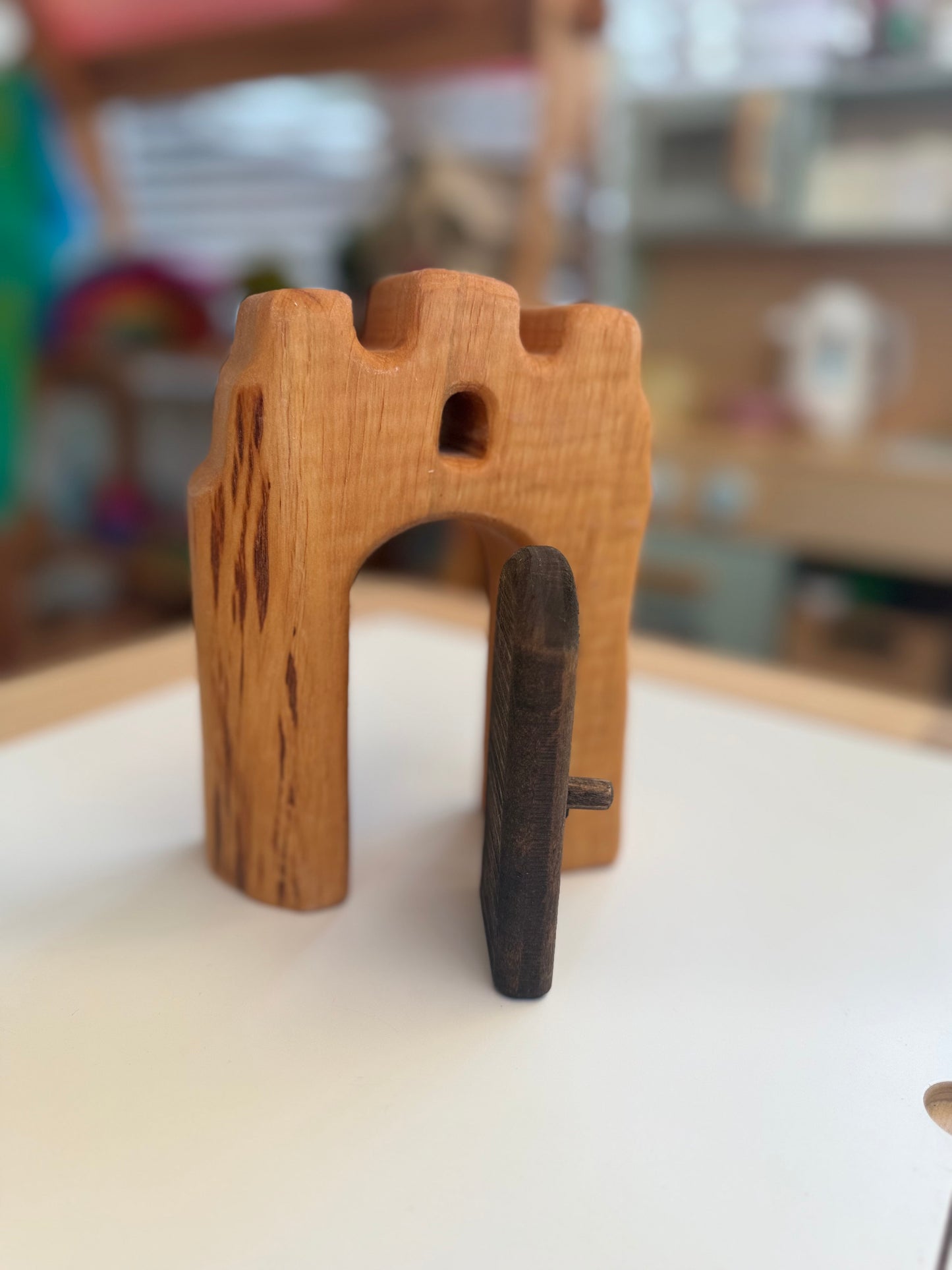 Bikeho wooden Castle gate