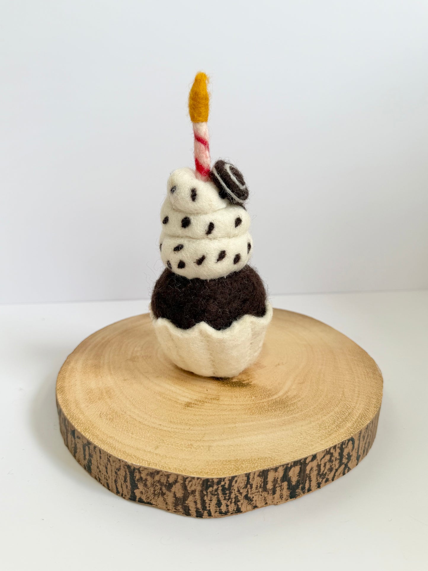 Cookies and cream birthday cupcake