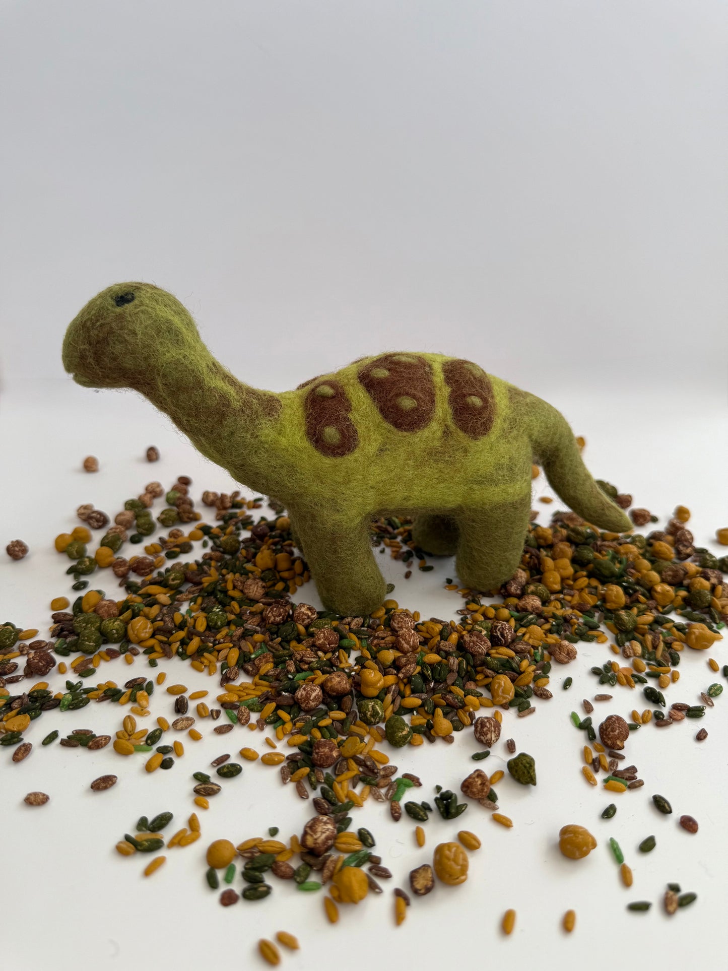 Green and Brown spotted Dino