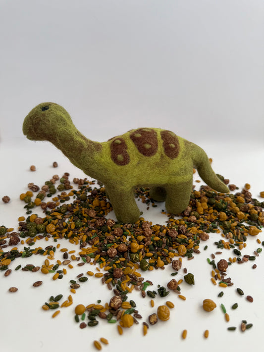 Green and Brown spotted Dino