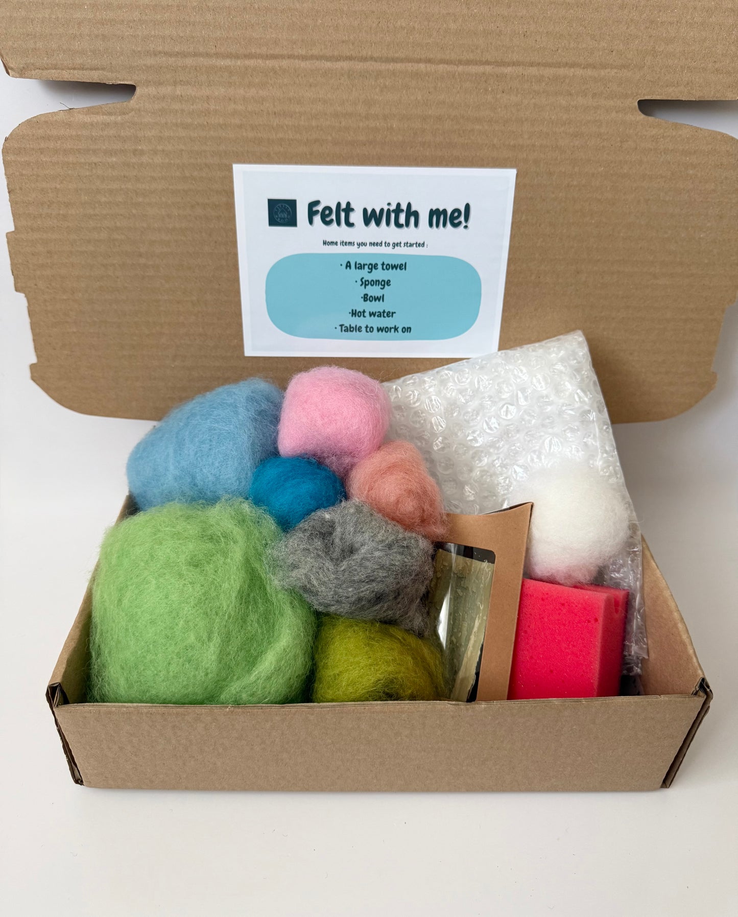 Wet felting kit - make a Fairy River