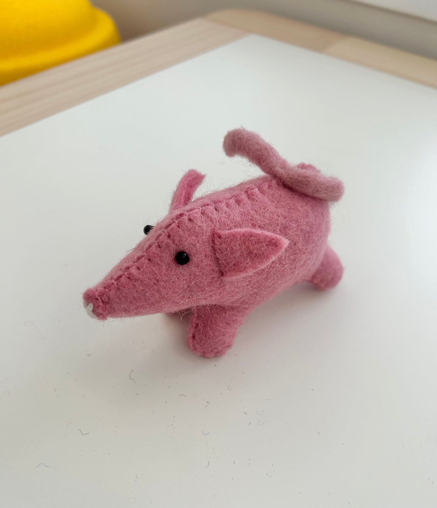 Felt pig