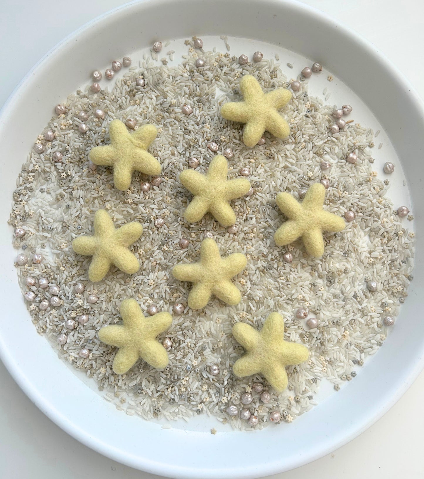 Felt star loose parts