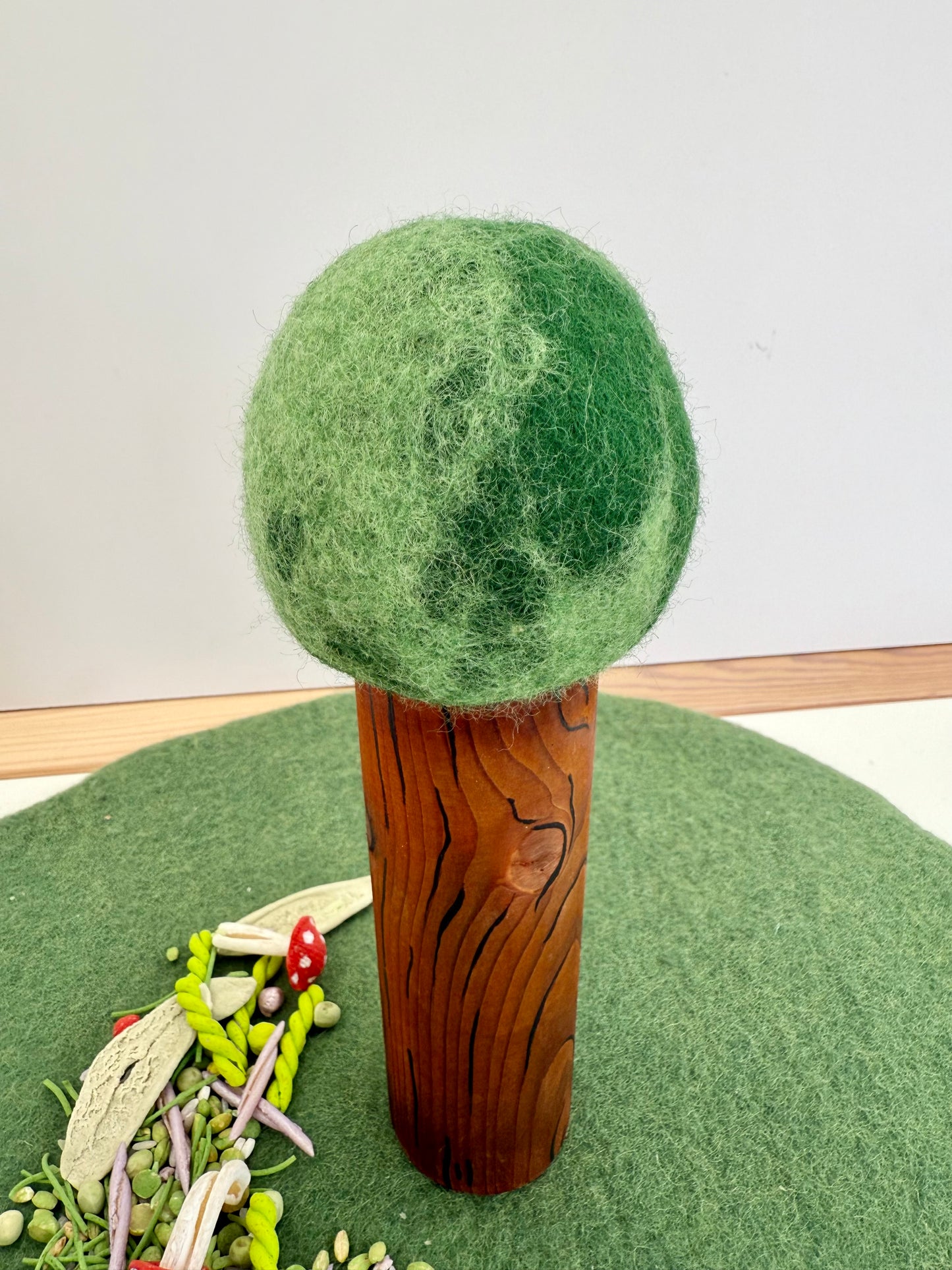 Hand made felt tree #12 - Large trunk