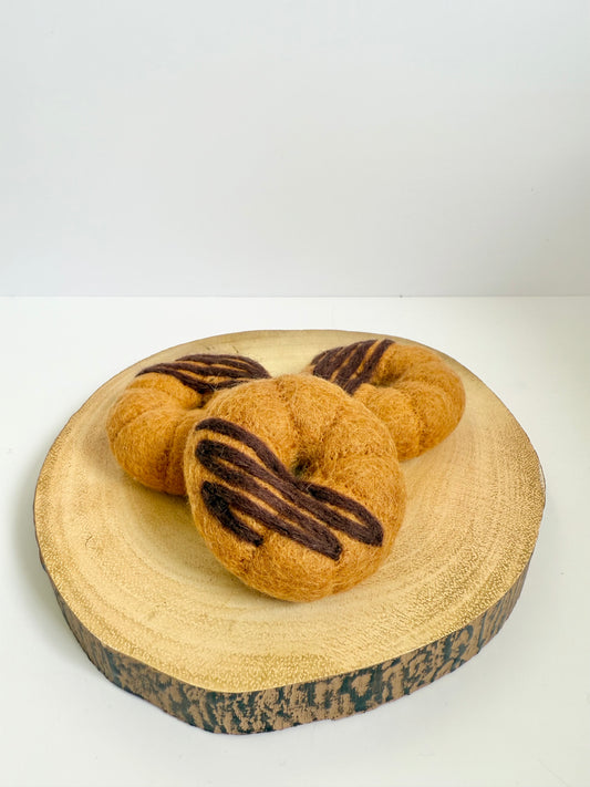 Chocolate drizzle donut