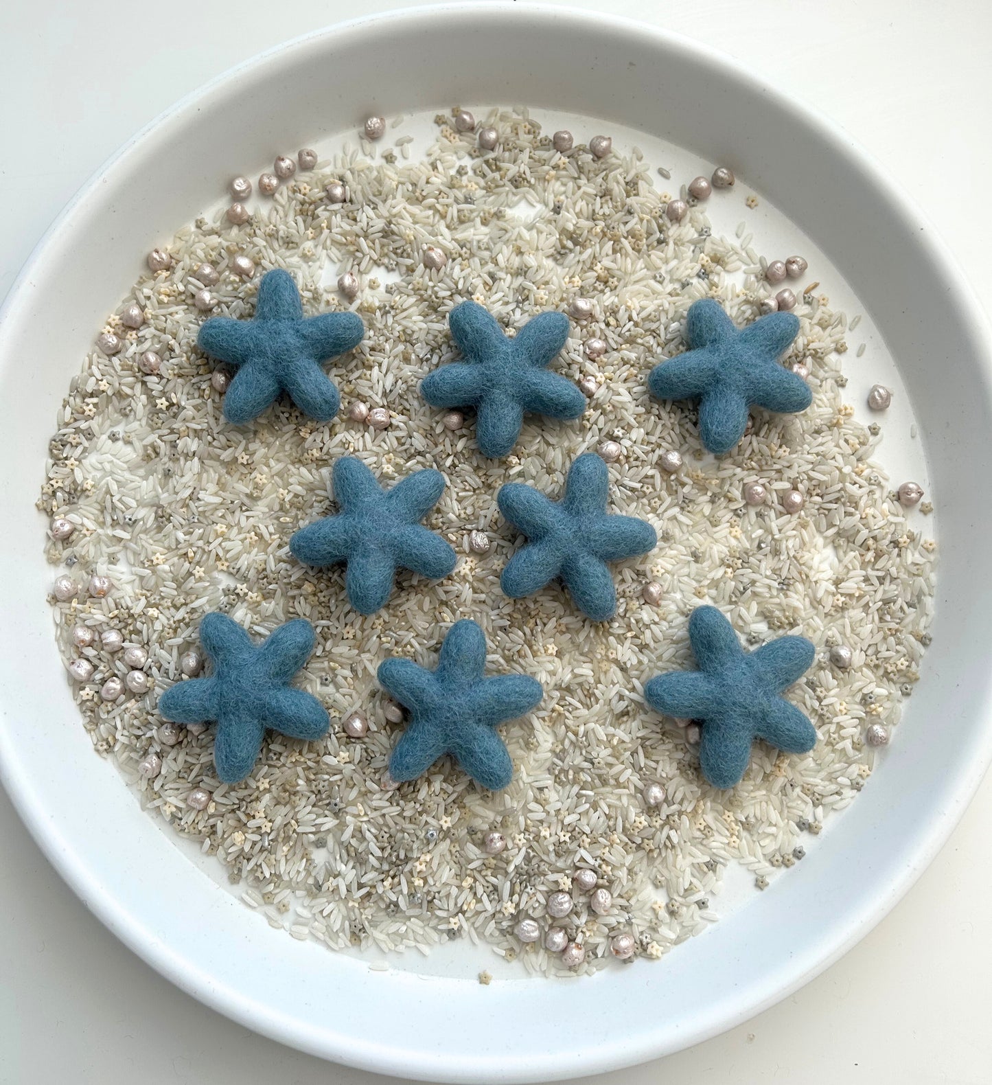 Felt star loose parts