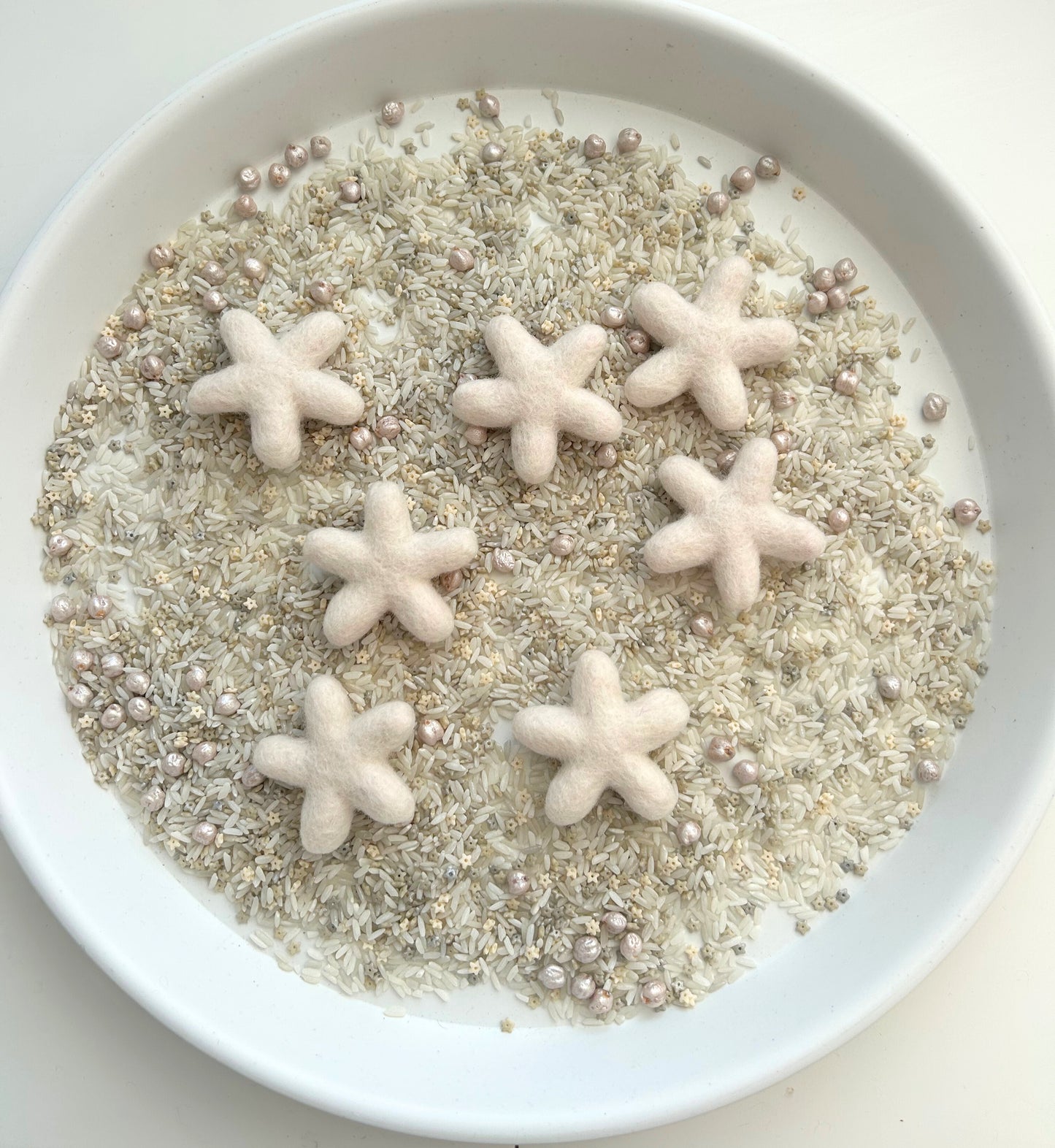 Felt star loose parts