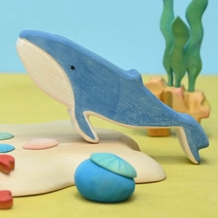 Wooden Blue whale