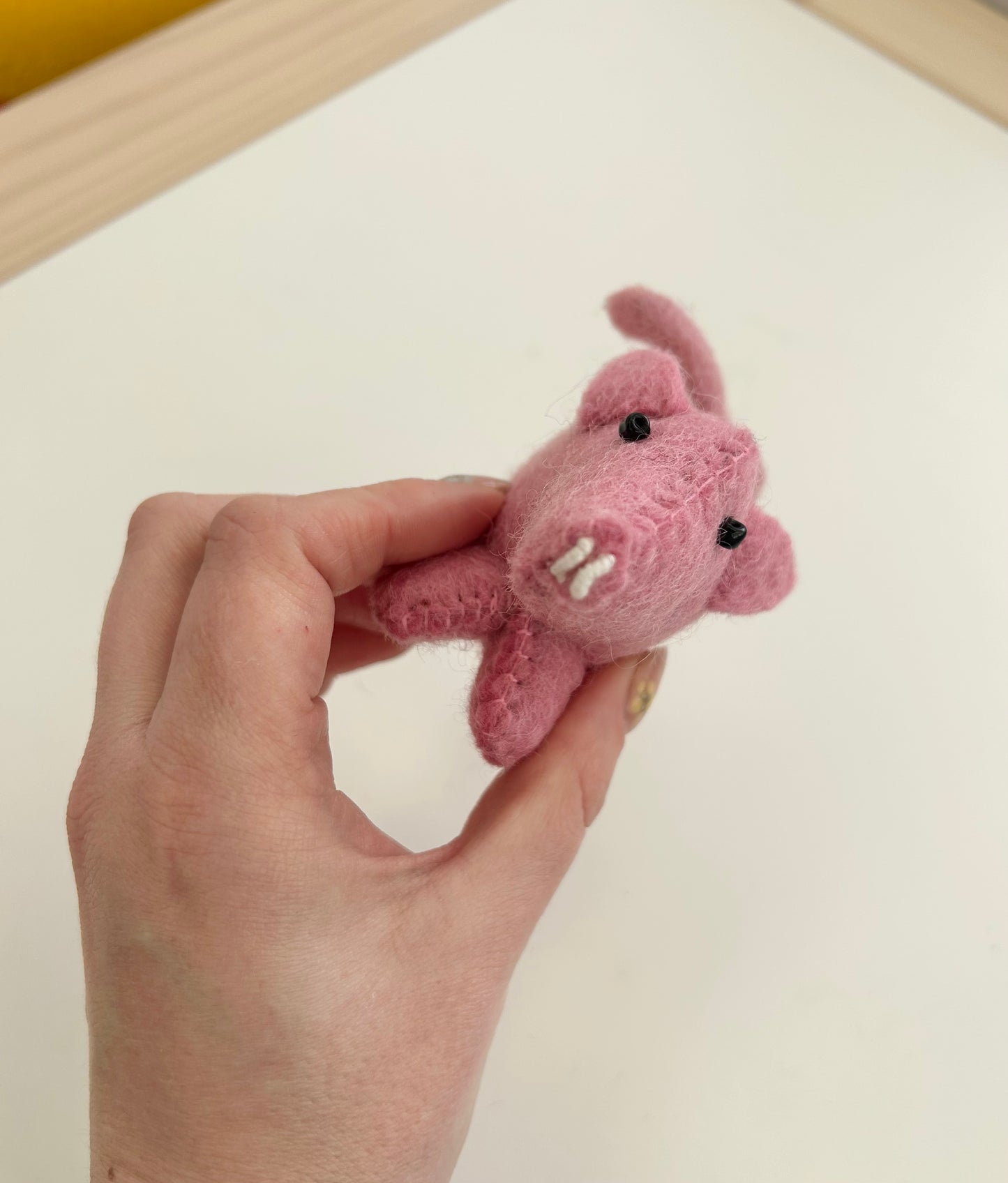 Felt pig