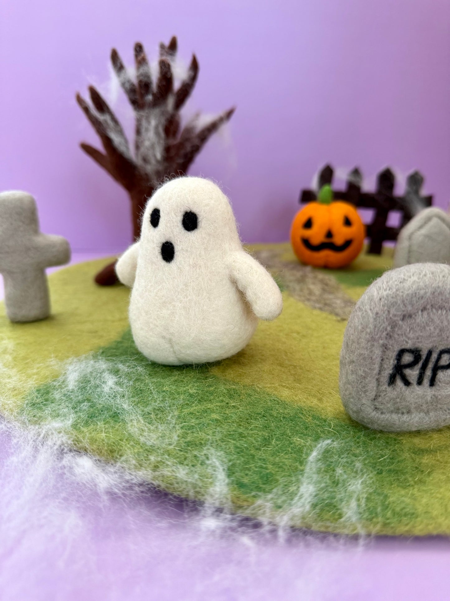 Felt Graveyard playmat