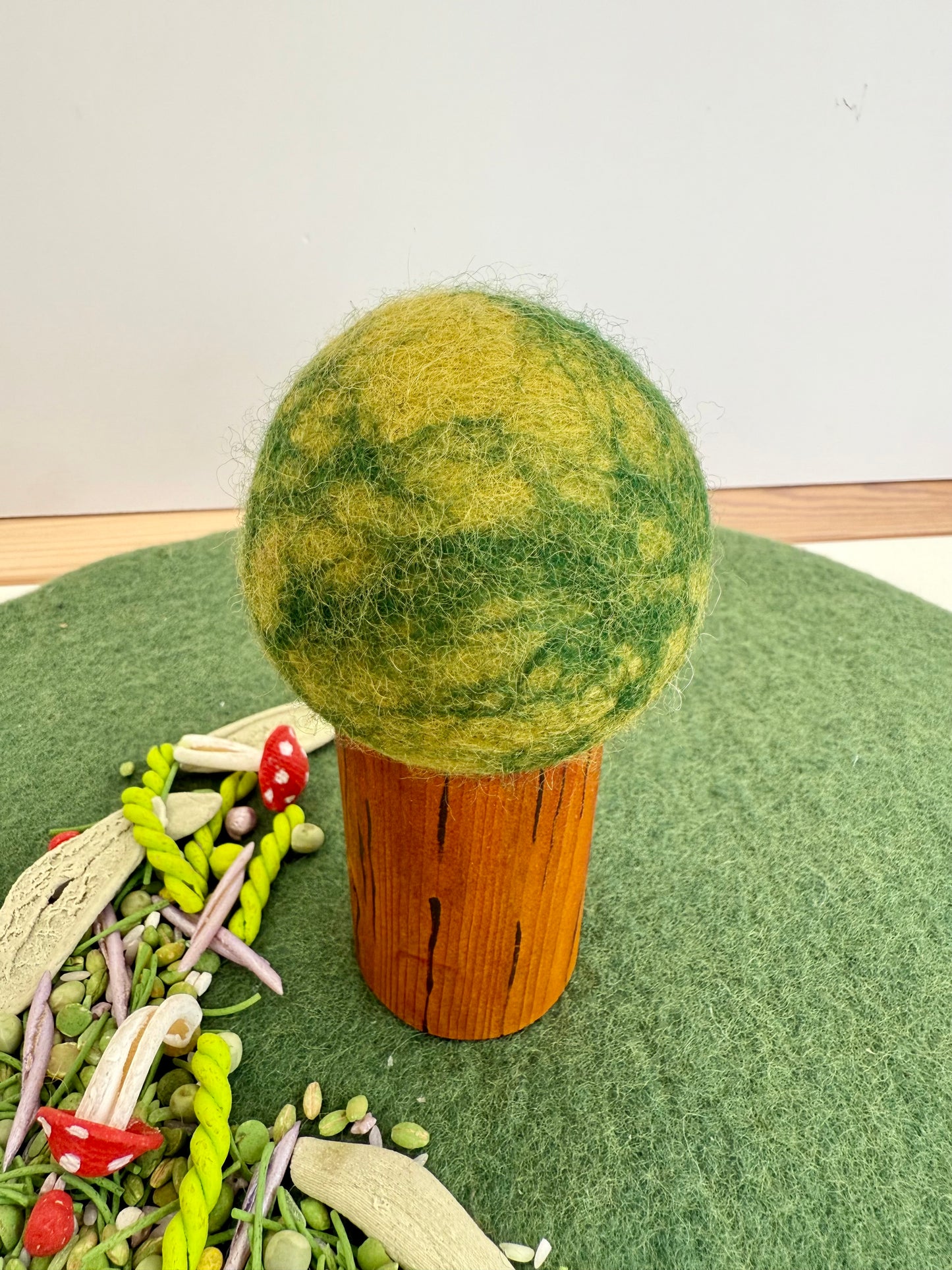 Hand made felt tree #8 - Small trunk