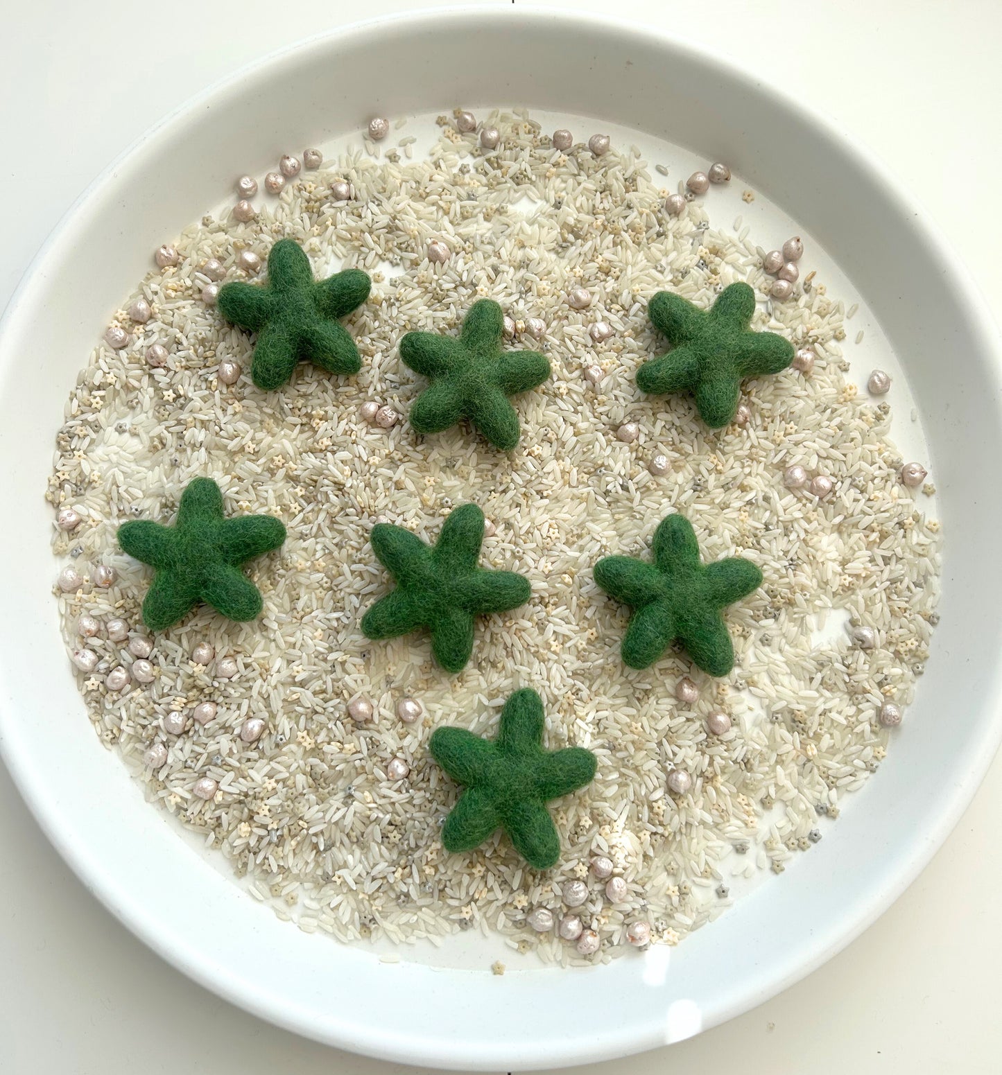 Felt star loose parts