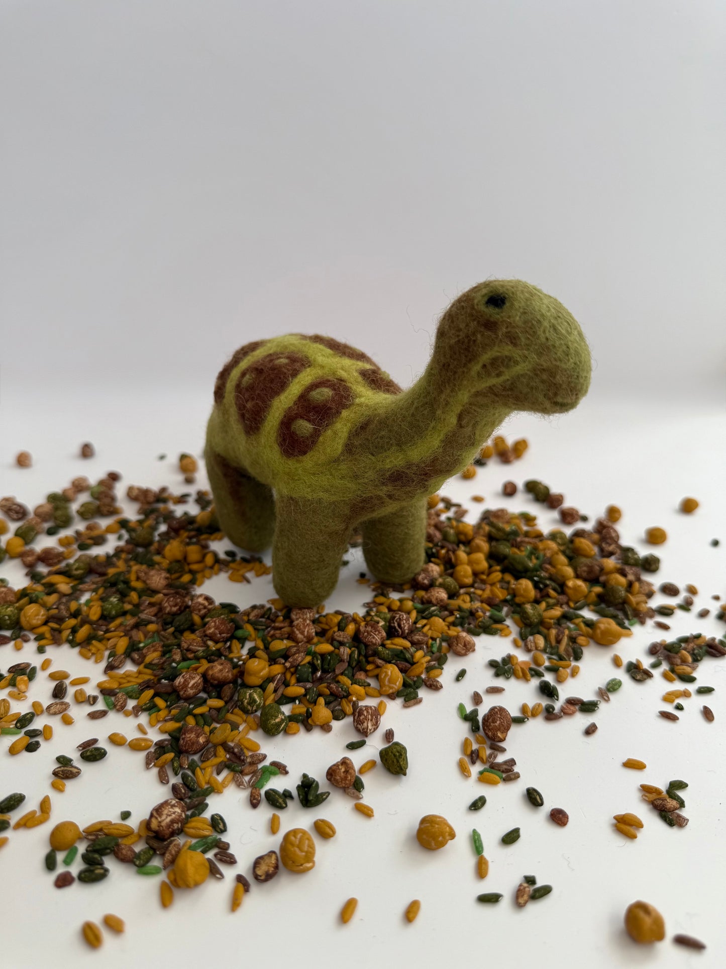 Green and Brown spotted Dino