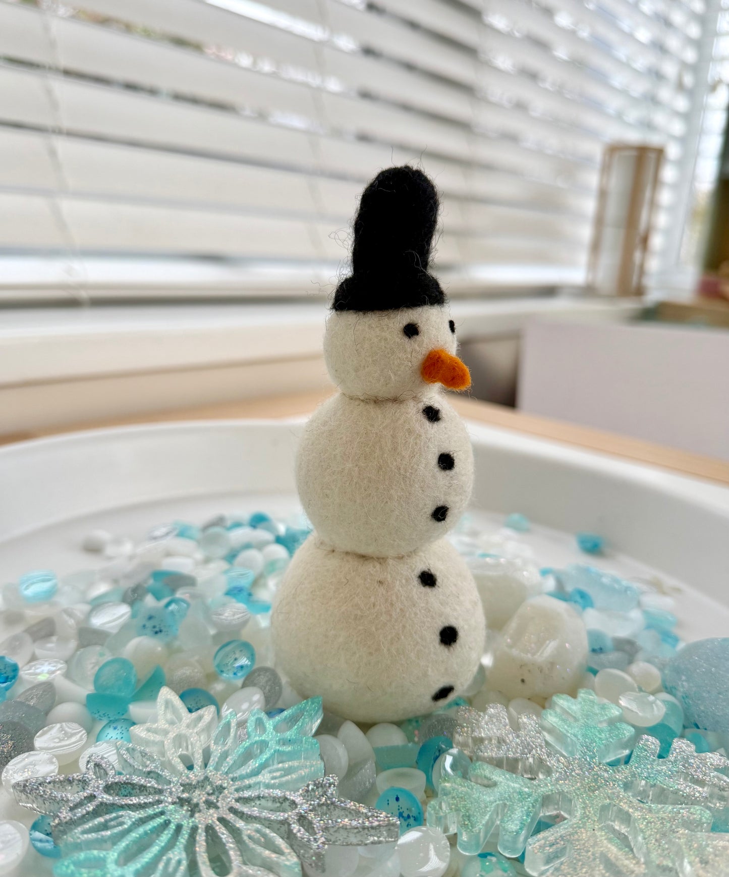 Felt snowman