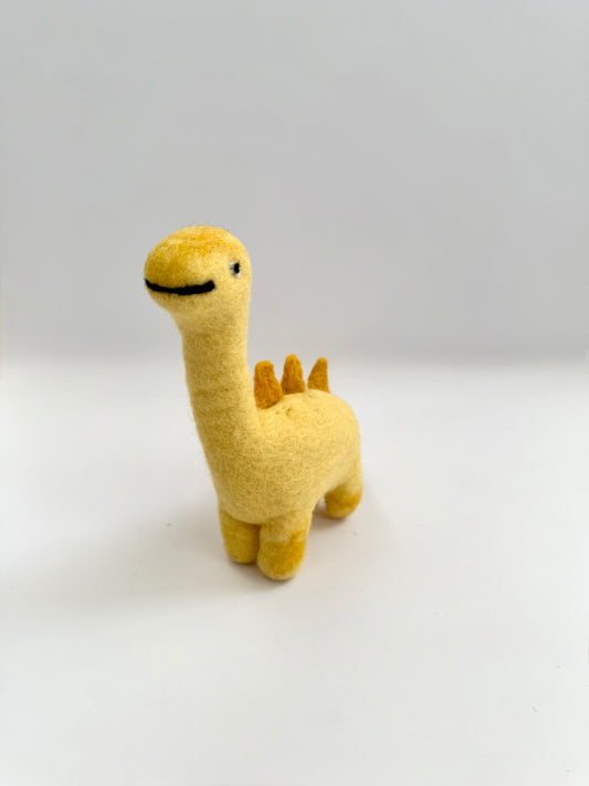 Felt spiked yellow Dino