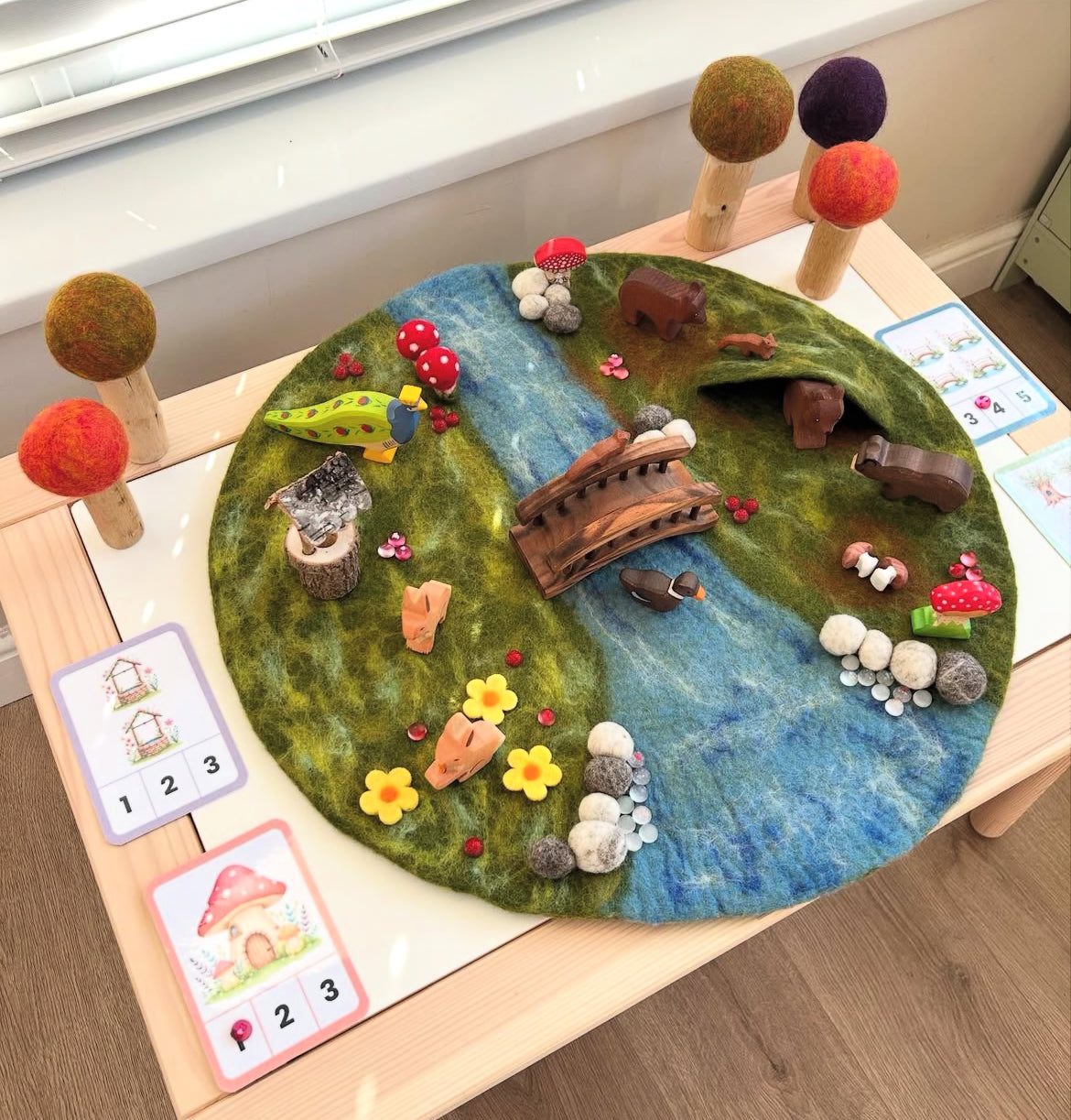 Extra large whimsical play mat