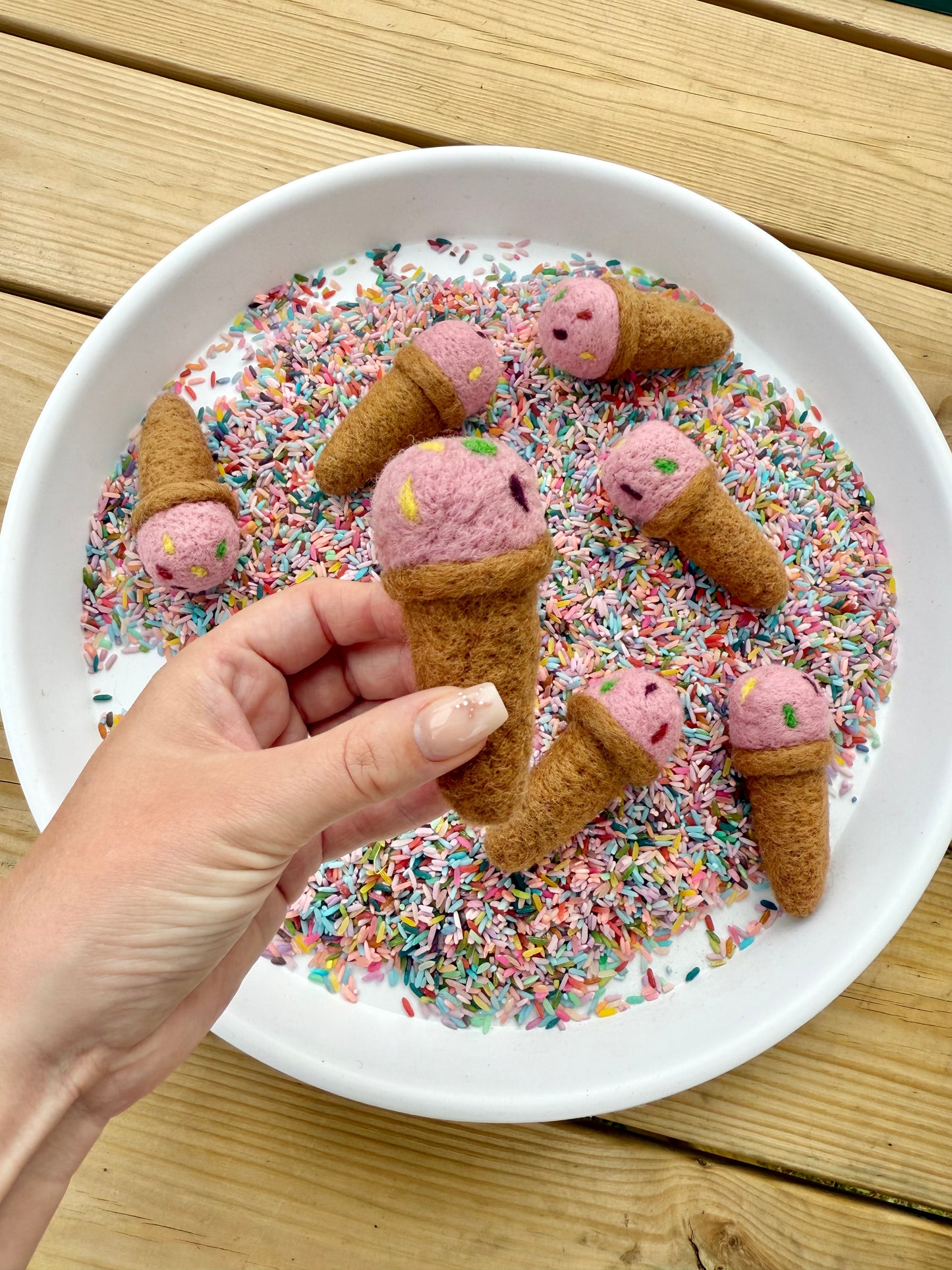 Mini Ice cream loose parts