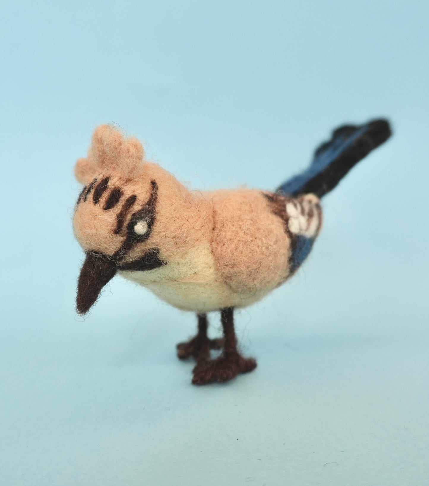 Felt Jay bird