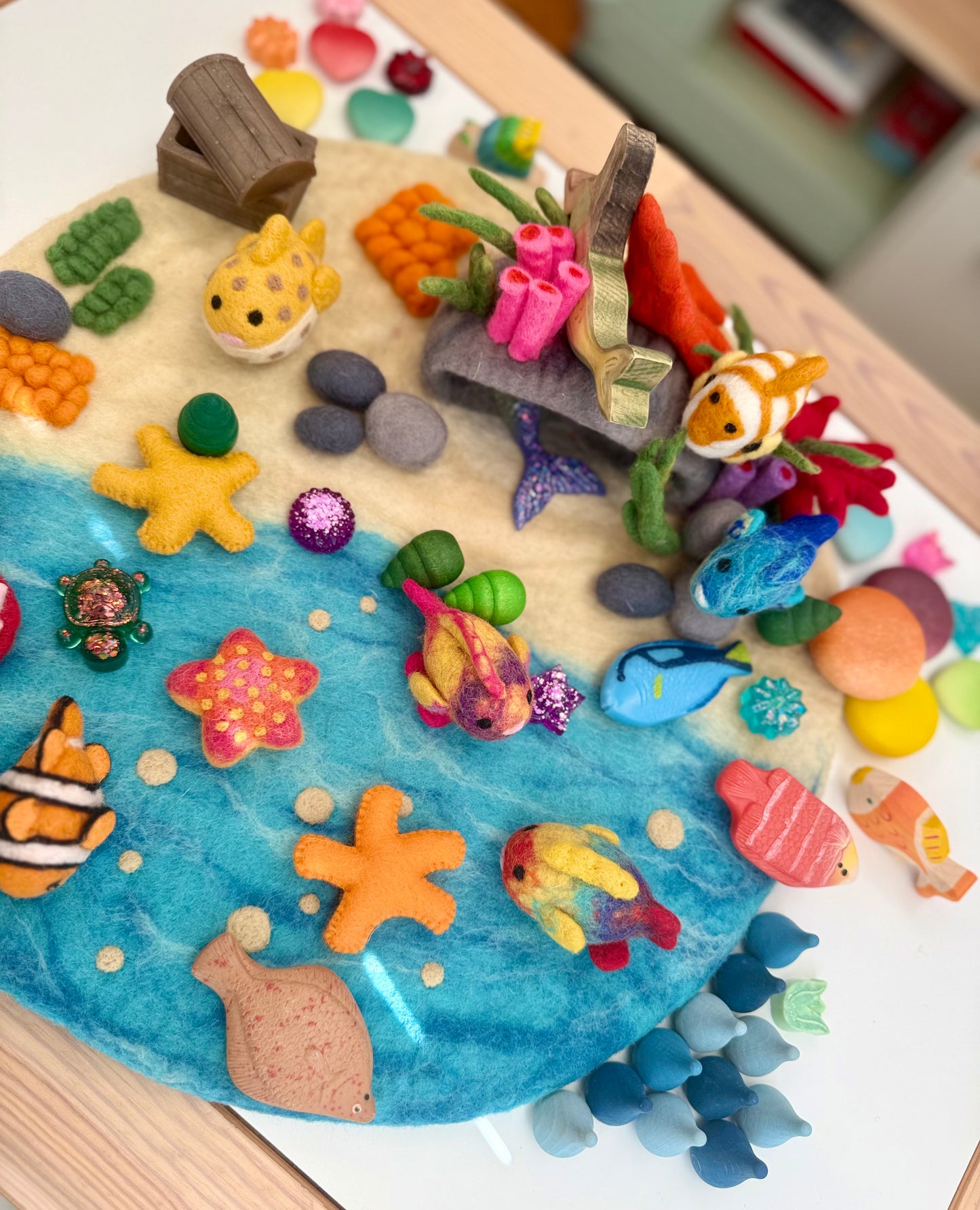 Felt star fish