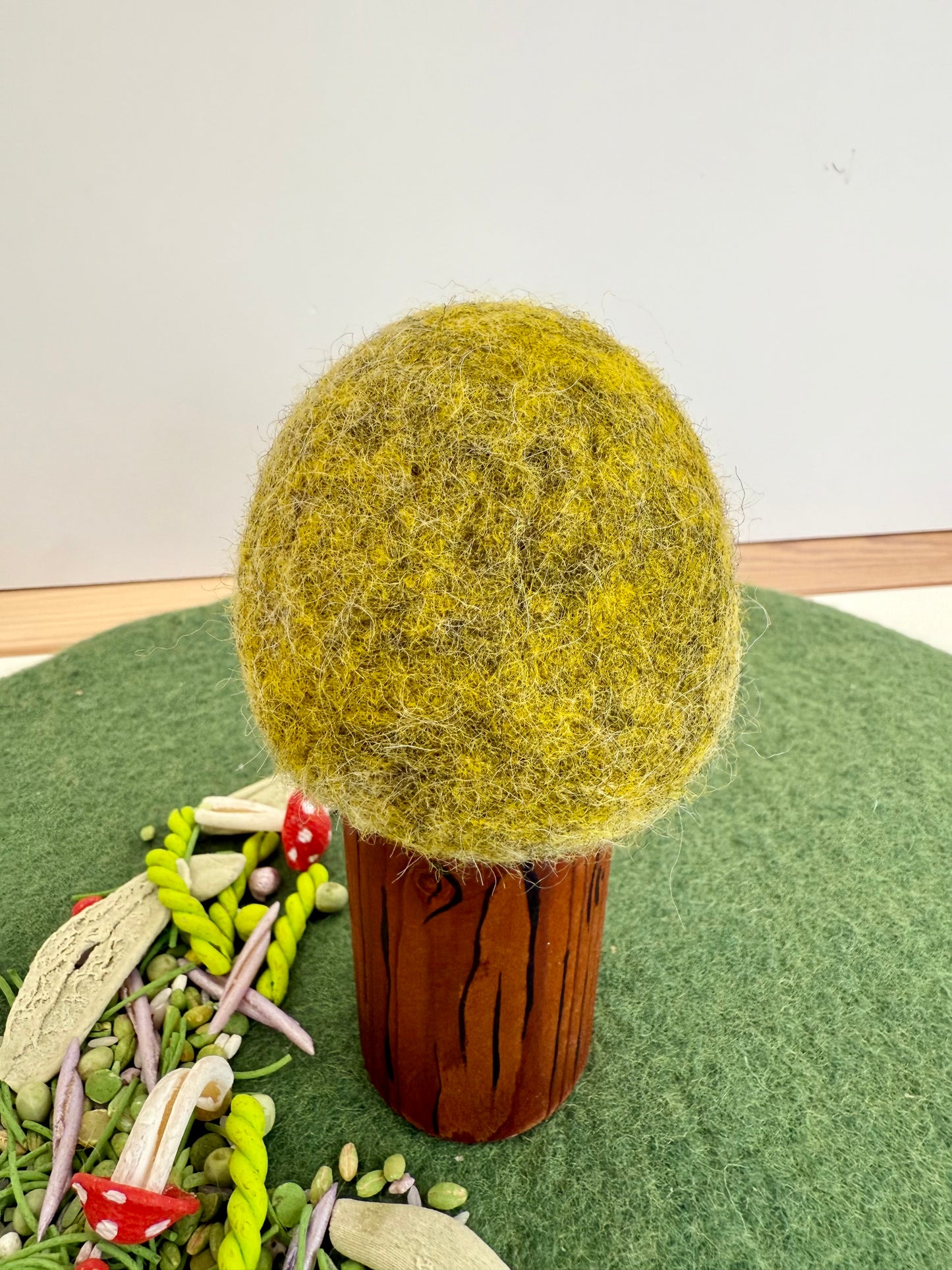 Hand made felt tree #6- Small trunk