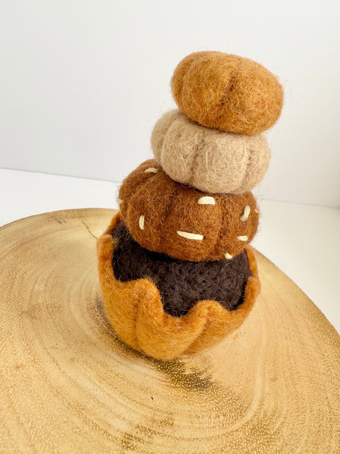 Triple chocolate cupcake