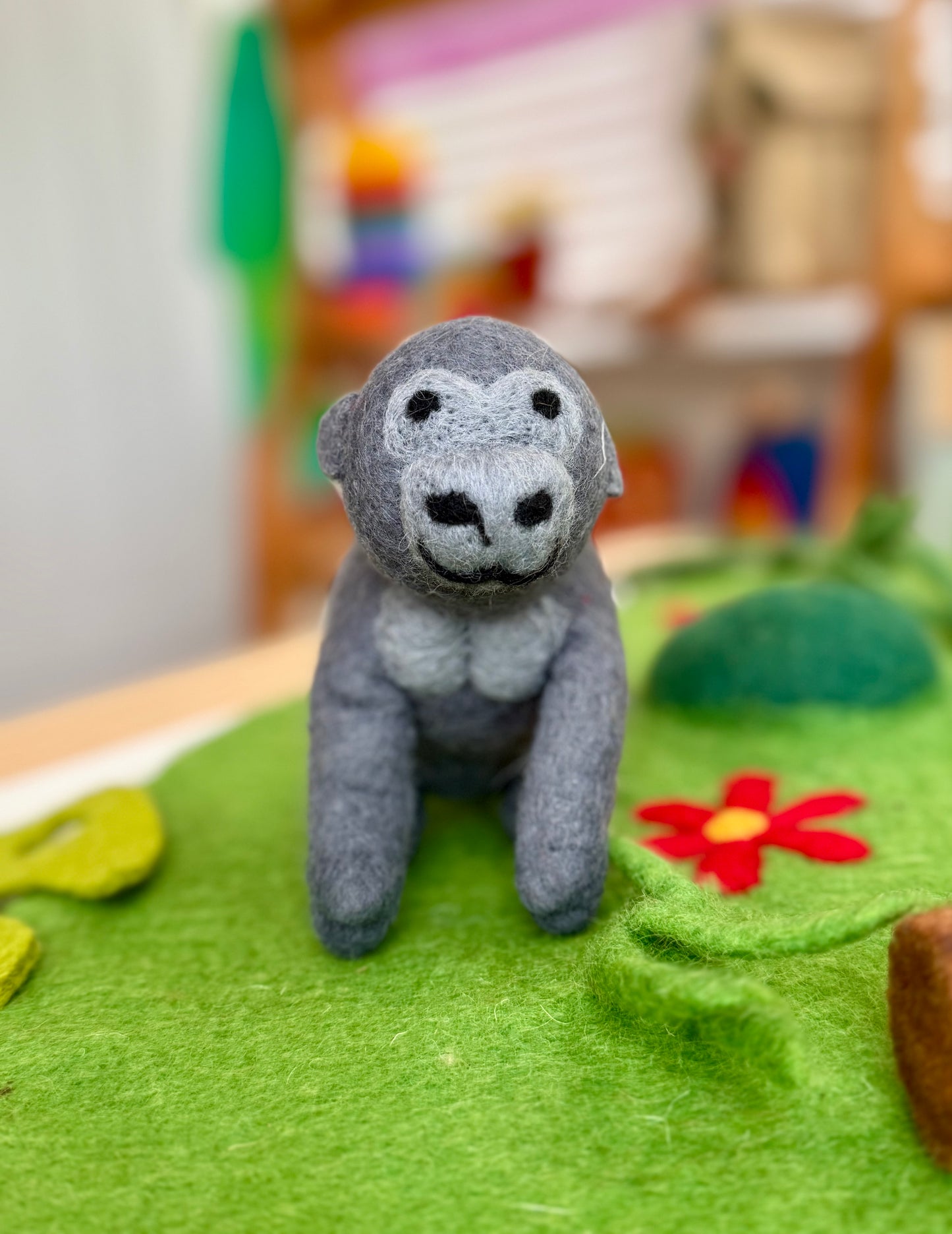 Felt Gorilla jungle animal