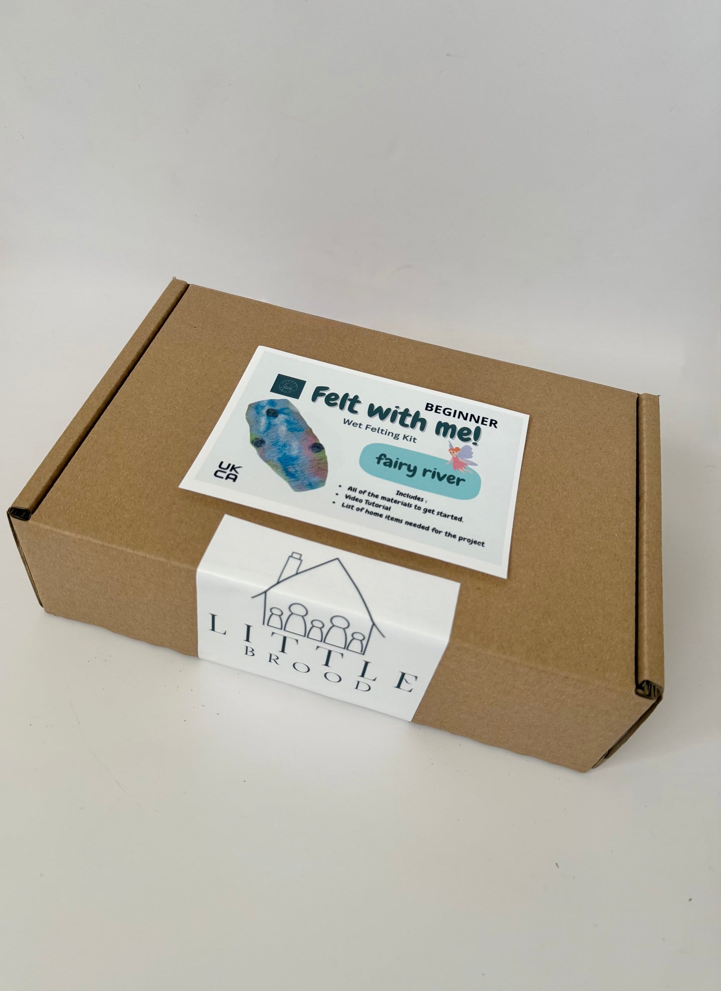 Wet felting kit - make a Fairy River