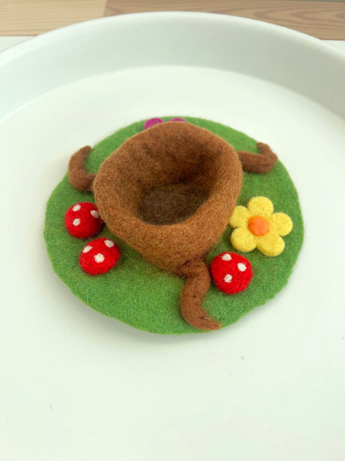 Whimsical tree stump