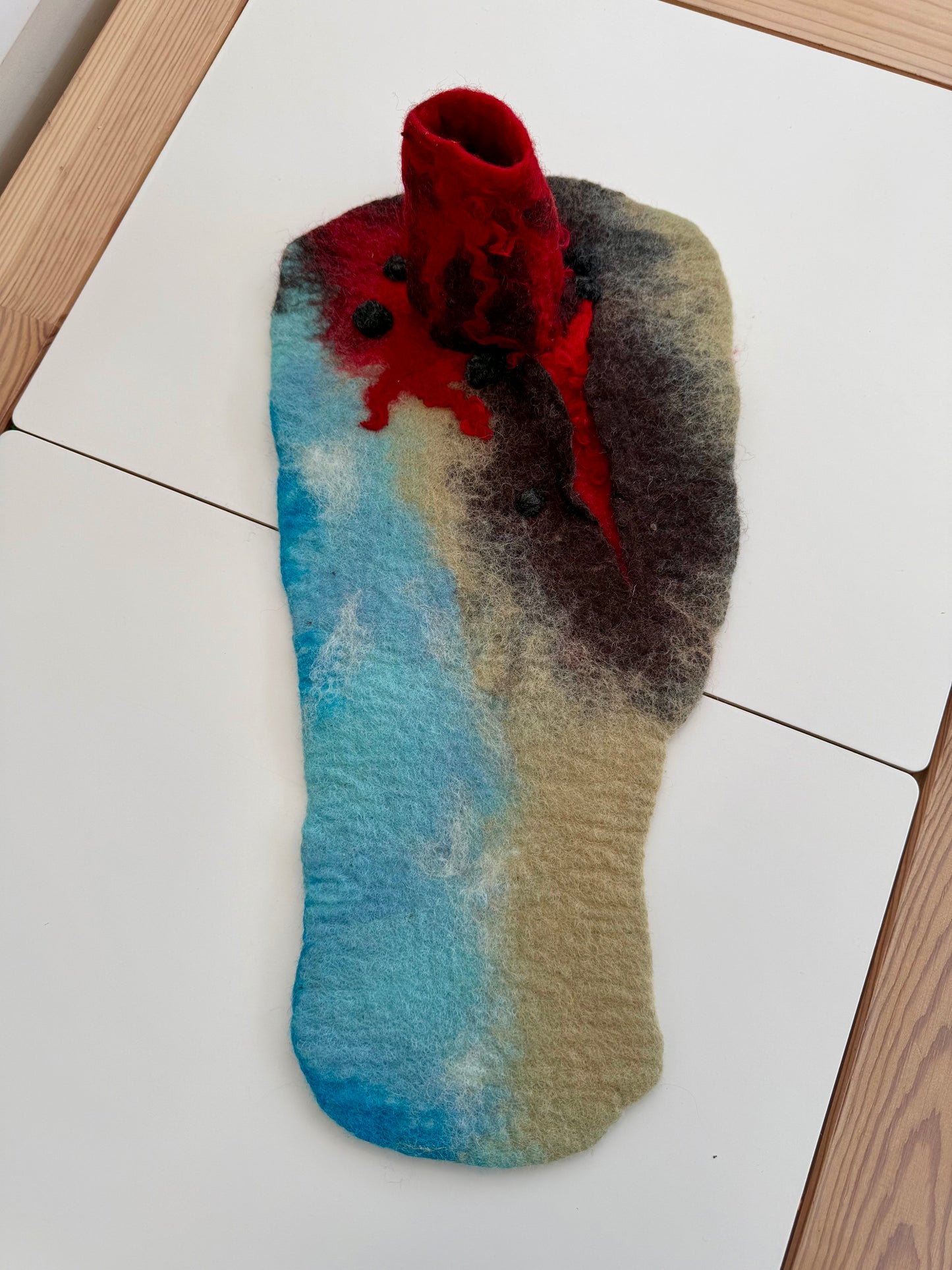 Small Volcano island play mat