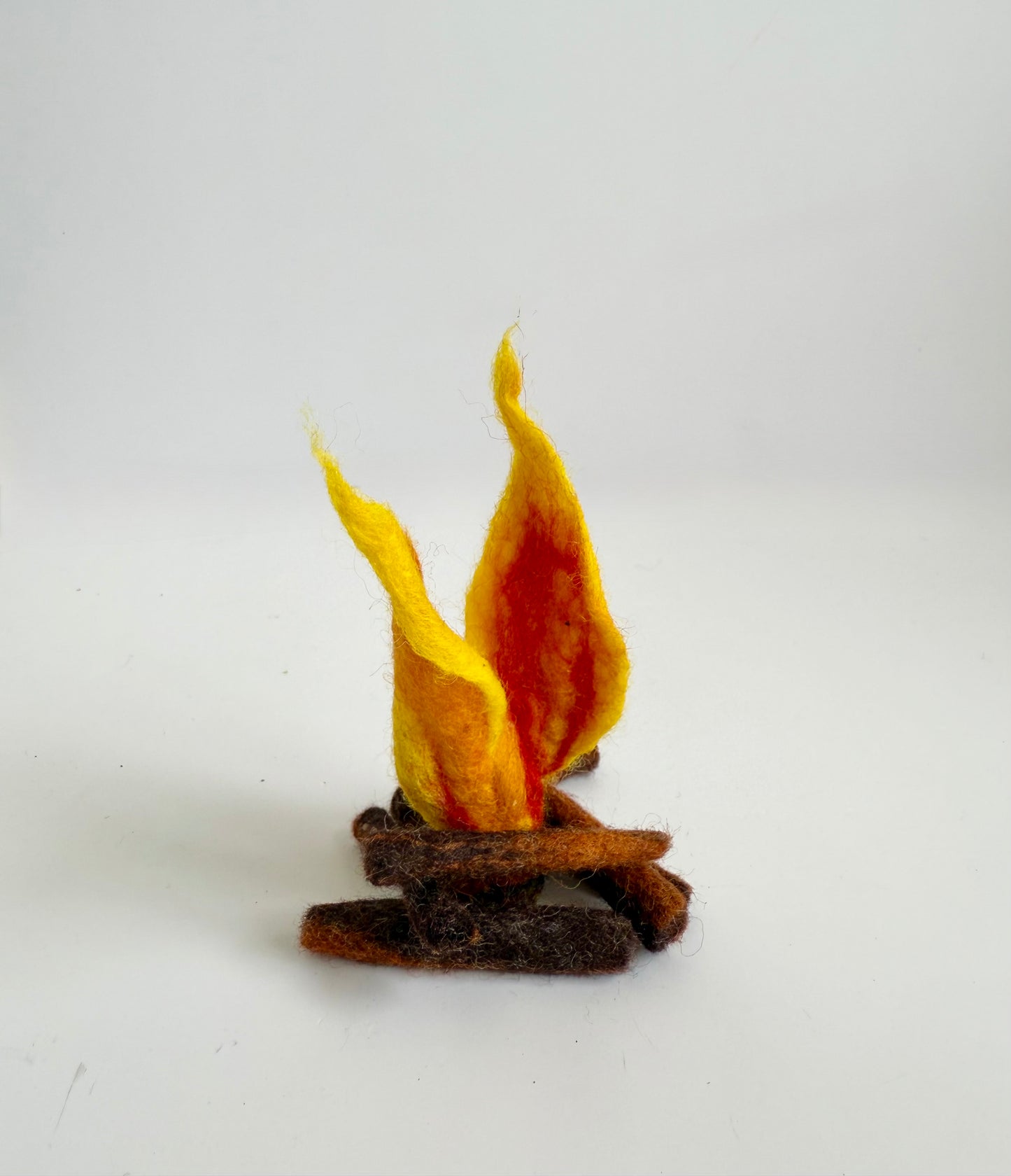 Buildable mini campfire