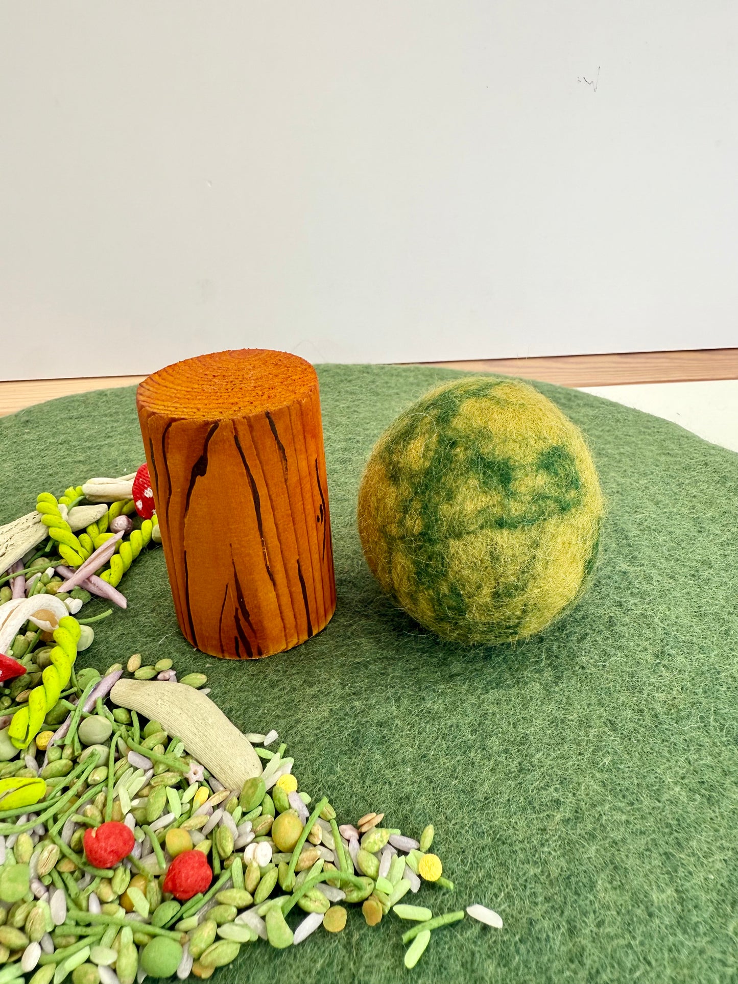 Hand made felt tree #2 - Small trunk