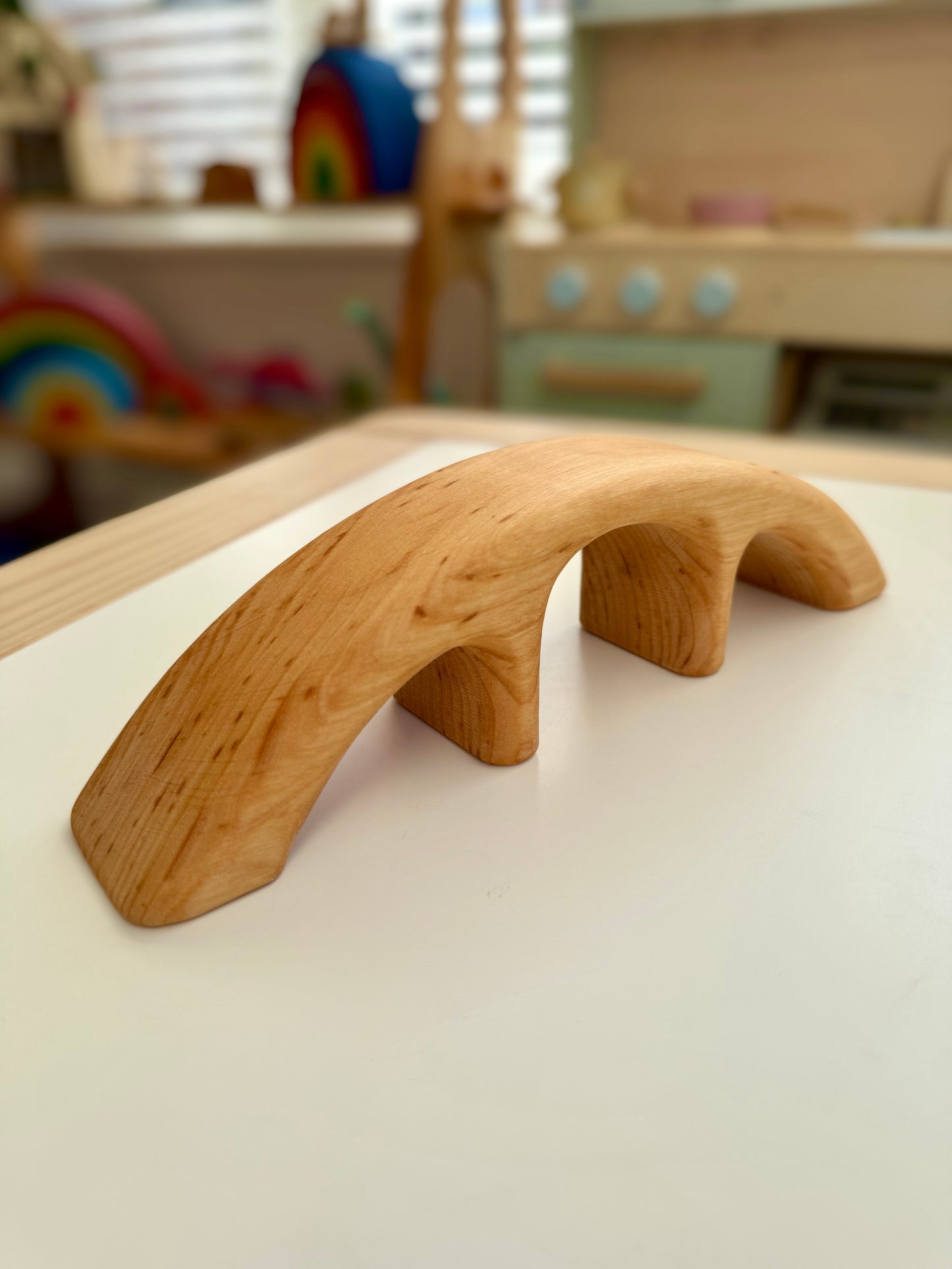 Bikeho wooden medium high bridge