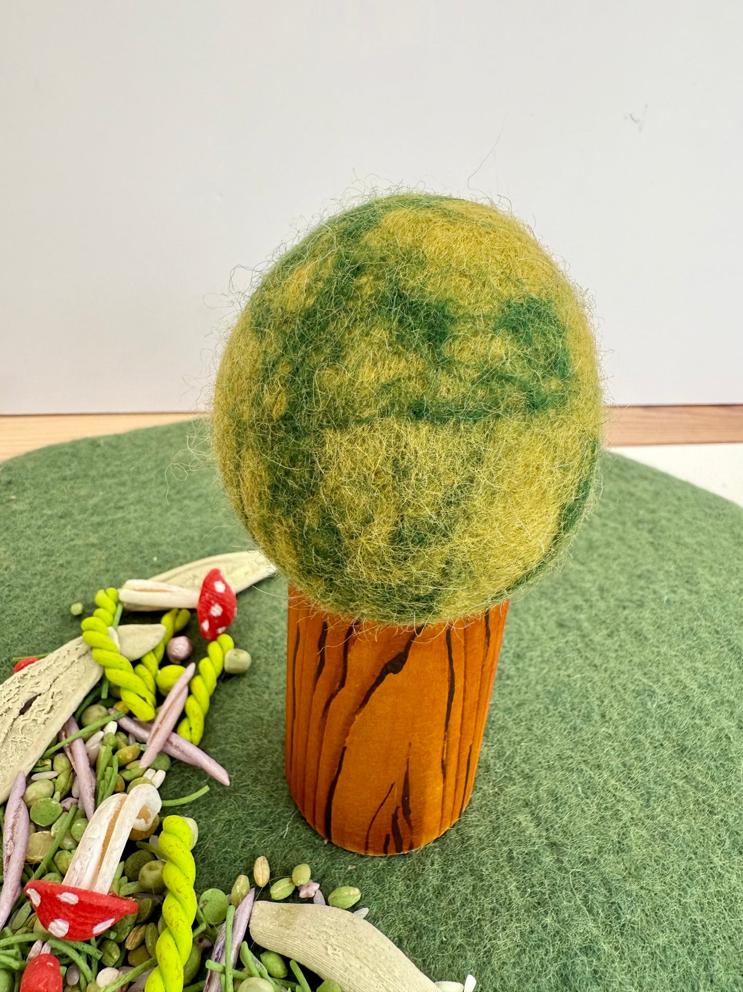 Hand made felt tree #2 - Small trunk