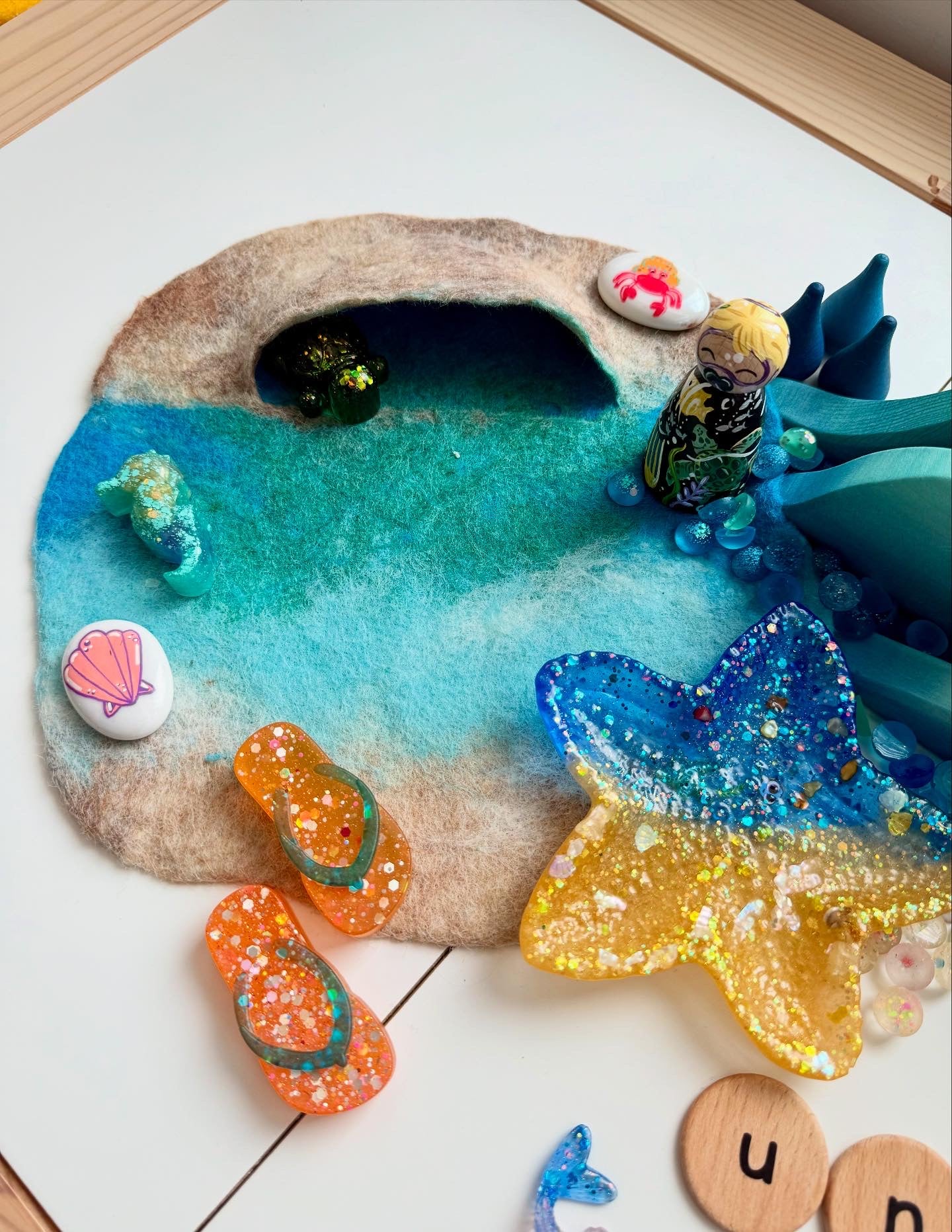 By the ocean mini mat