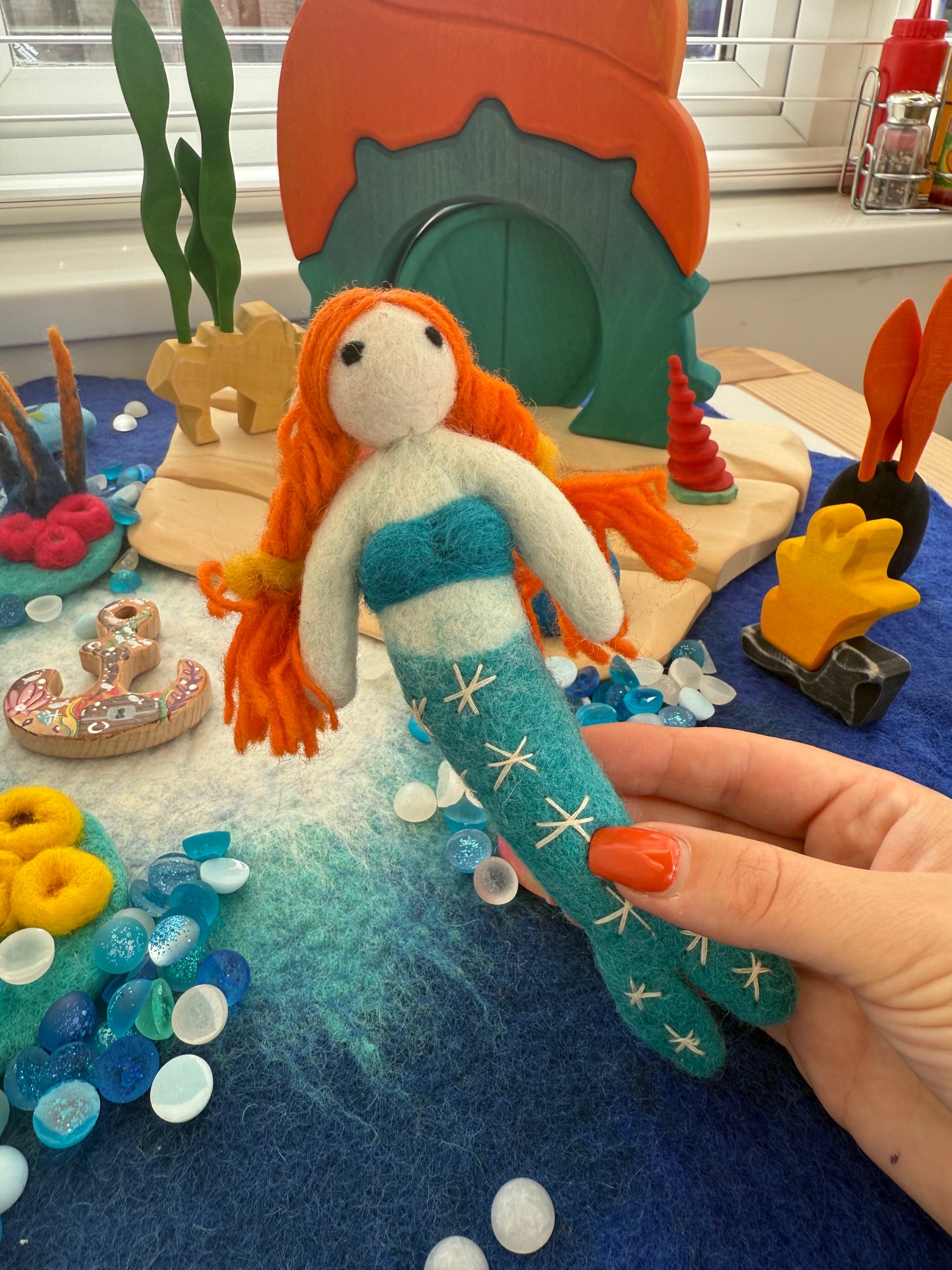 Felt mermaid