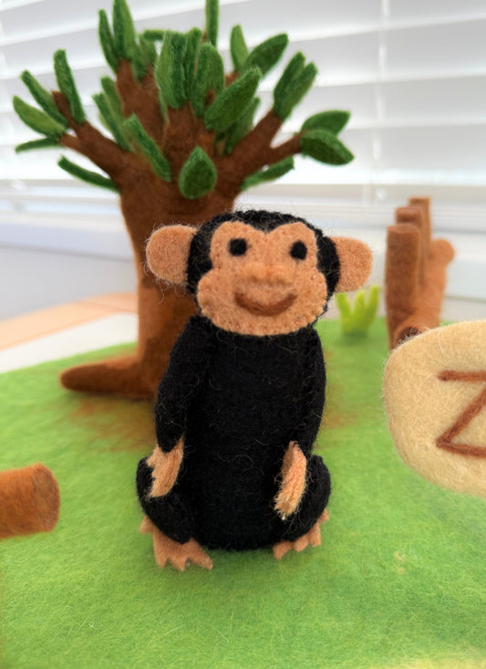 Felt monkey