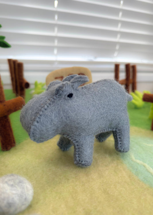 Felt Hippo