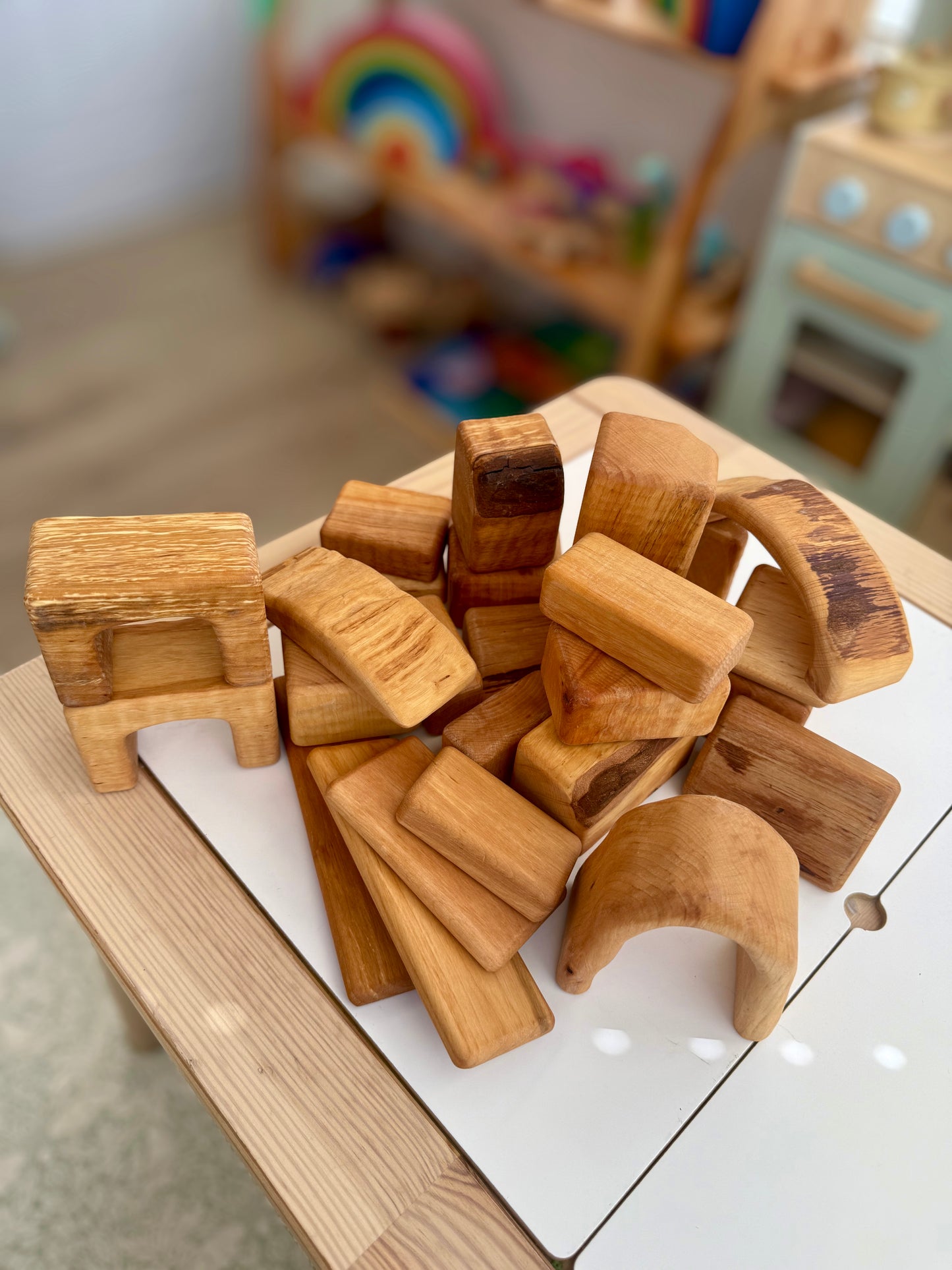Bikeho Wooden building block 25pc