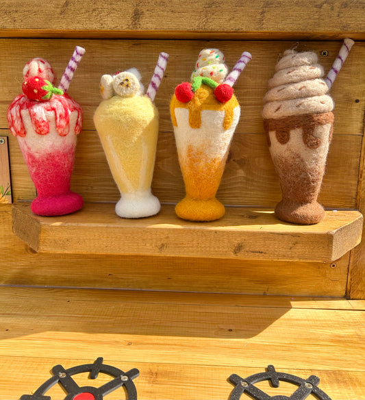 Felt milkshakes