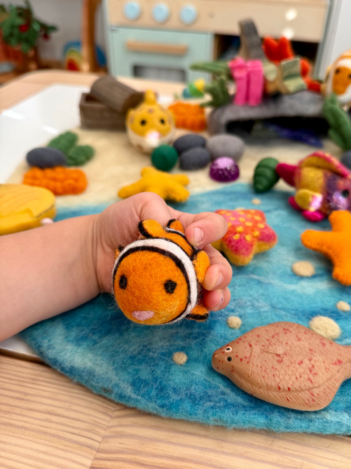 Felt clown fish