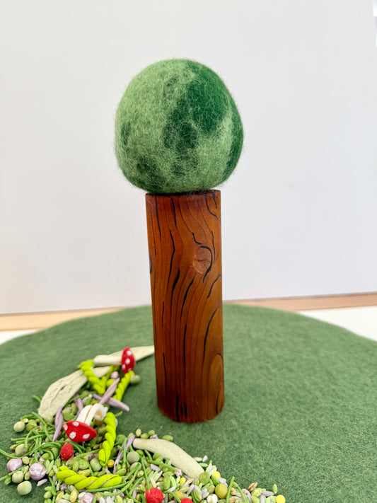 Hand made felt tree #12 - Large trunk