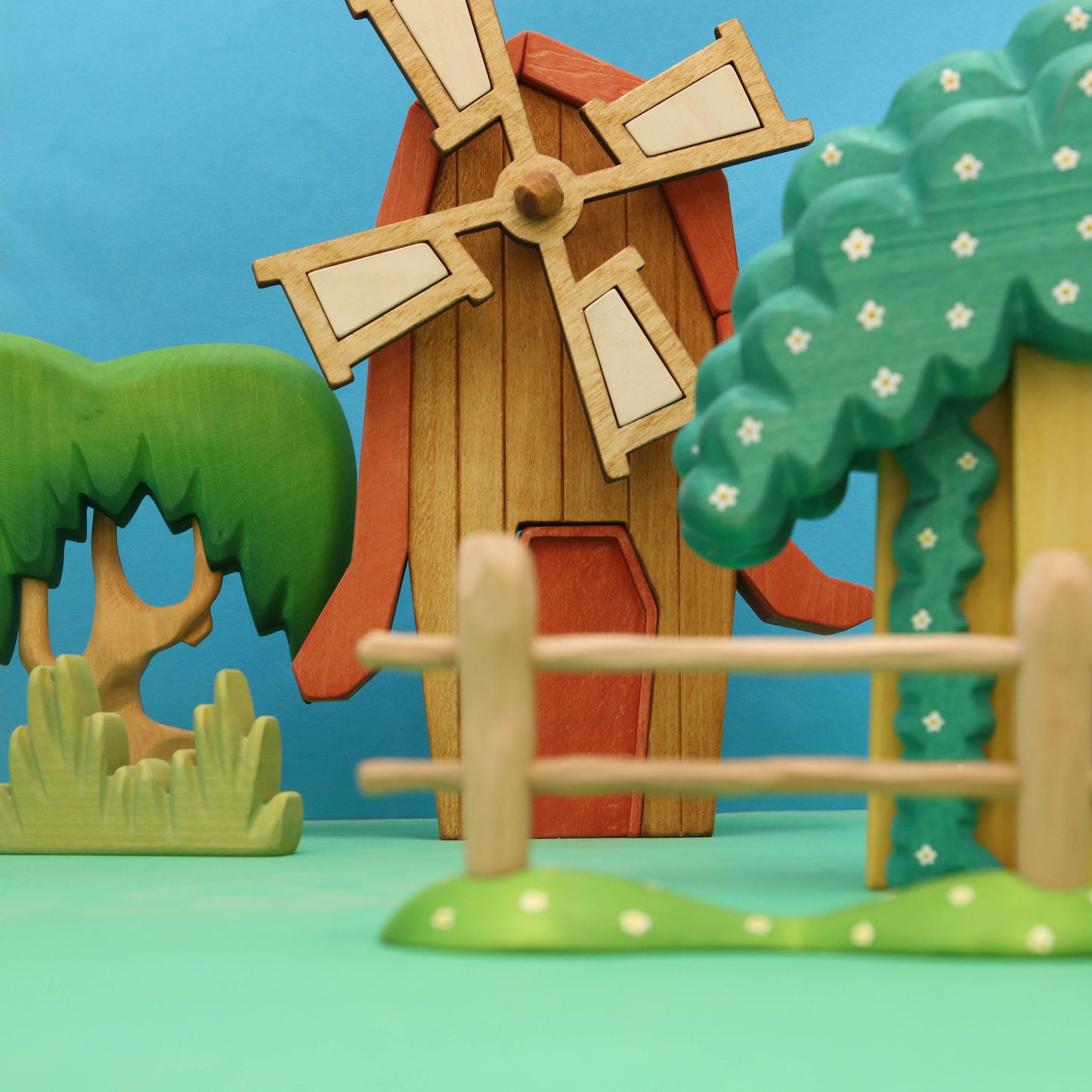 Wooden windmill Pre Order)