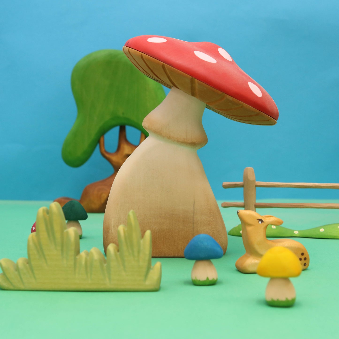 Wooden big mushroom (Pre - Order)