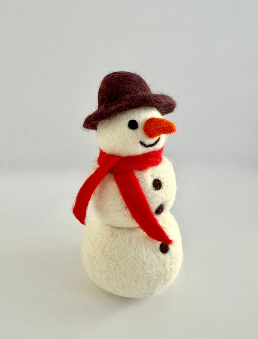 Felt snowman toy