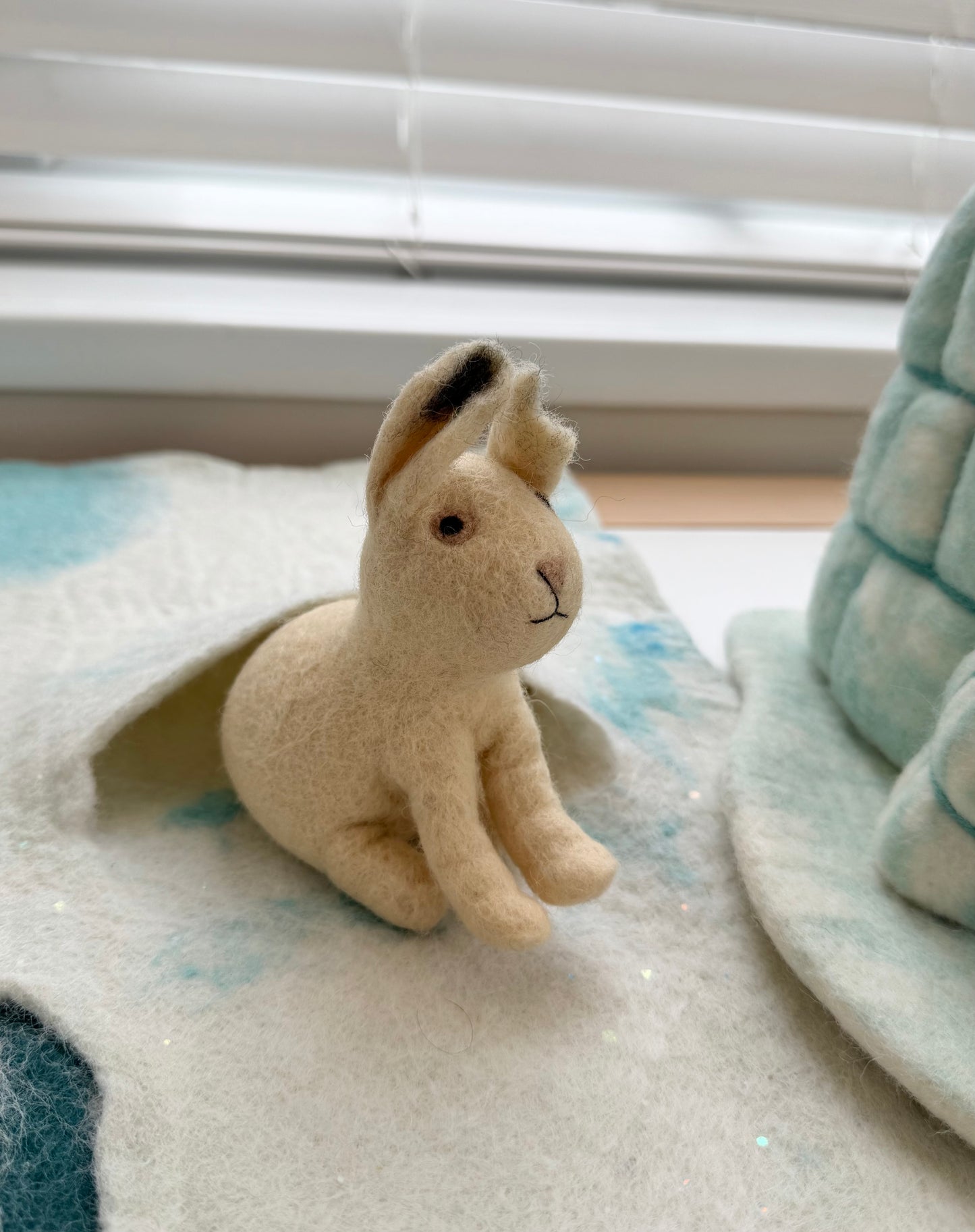 Felt Arctic hare