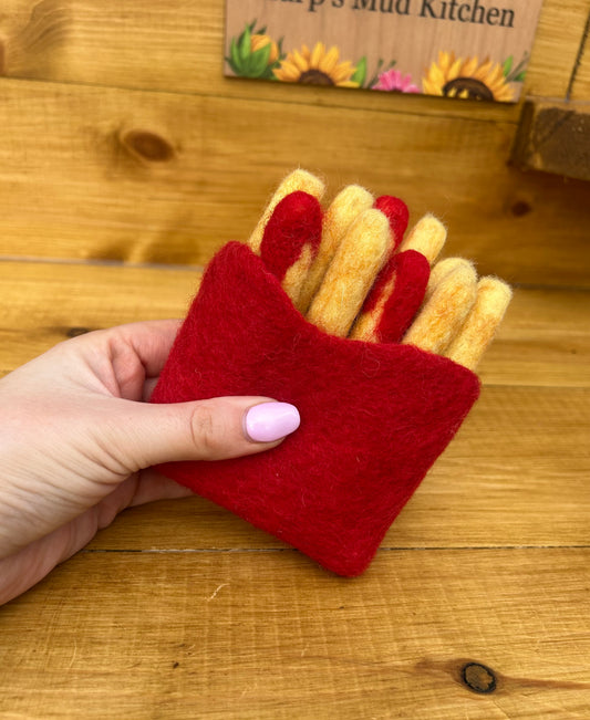 Felt packet of fries