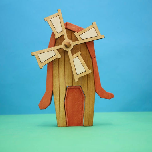 Wooden windmill Pre Order)