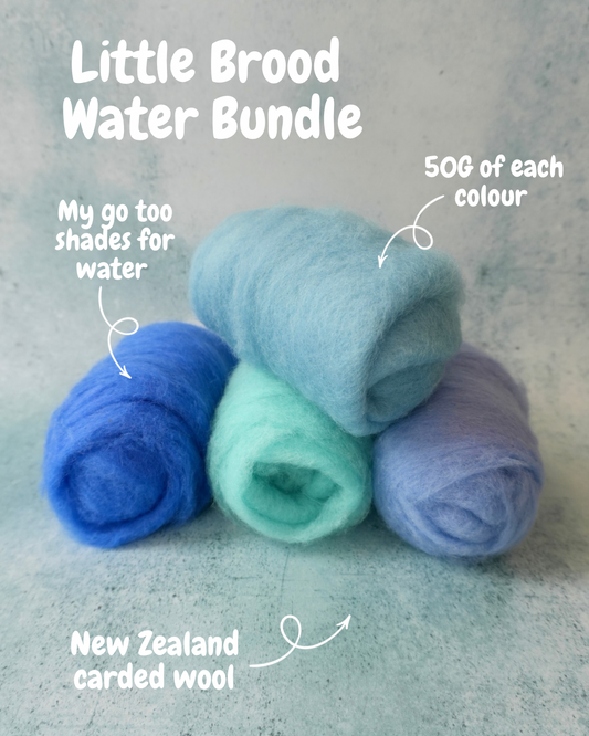 New Zealand wool bundle - Water