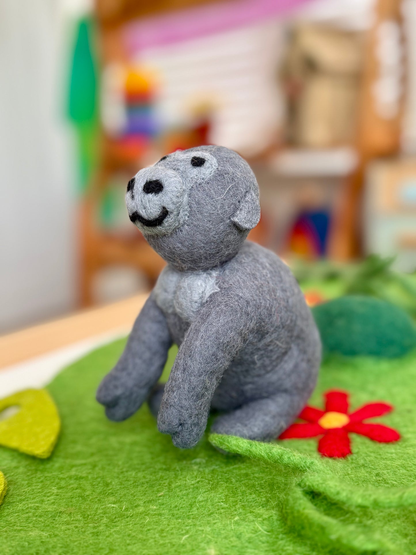 Felt Gorilla  jungle animal